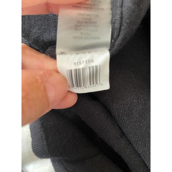 Vince Camuto Womens Beaded Crew Neck Sweatshirt Long Sleeve Size S Black - Picture 5 of 7